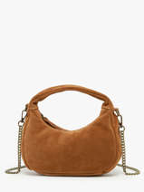 Cross Body Tas Velvet Leder Milano Geel velvet VE24113