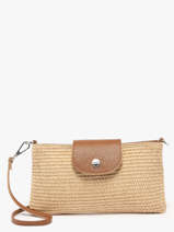 Cross Body Tas Mini Osier Italie Lancaster Beige mini osier italie 117