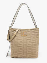 Schoudertas Logo Lola casademunt Bruin logo 42