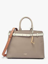 Handtas Faubourg Leder Lancel Wit faubourg A13548