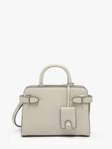 Cross Body Tas Emily Leder Le tanneur Grijs emily TEMI1630