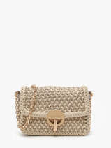 Cross Body Tas Moon Leder Vanessa bruno Beige moon 15V40326
