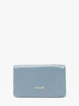 Portefeuille Winnie Leder Nat et nin Blauw vintage WINNIE