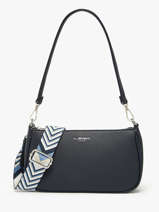 Schoudertas /cross Body Grained Miniprix Blauw grained F3699