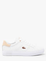 Sneakers Powercourt 2.0 Uit Leder Lacoste Wit women 8SFA0003