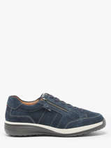 Sneakers Sacco Uit Leder Mephisto Veelkleurig men P5147109