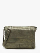 Cross Body Tas Felizia Leder Pieces Groen felizia 17116819
