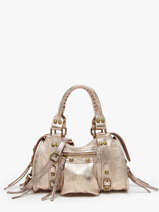 Cross Body Tas Nine Leder Milano Goud nine NI24091
