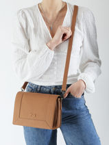 Cross Body Tas Rotterdam Leder Nathan baume Bruin mondrian 3-vue-porte