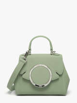 Handtas Yumi Leder Nathan baume Groen ginkgo 4