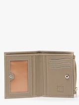 Portefeuille Caviar Leder Crinkles Beige caviar 14269-vue-porte