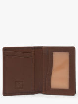 Portefeuille Leder Crinkles Bruin caviar 14255-vue-porte