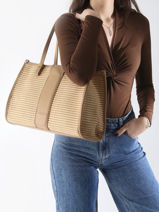 Schoudertas Cannes Torrow Beige cannes TCAN03-vue-porte