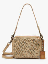 Cross Body Tas Heritage Leder Biba Geel heritage LOS1L