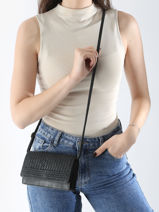 Cross Body Tas Heritage Leder Biba Zwart heritage ROU1L-vue-porte