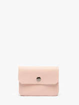 Portemonnee Leder Milano Roze caviar CA23092
