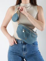 Heuptasje Lulu castagnette Bruin zip YSALINE-vue-porte