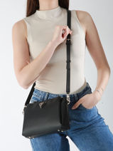 Cross Body Tas Noelle Guess Zwart noelle ZG787912-vue-porte