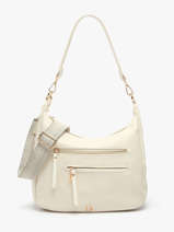 Schoudertas Zip Lulu castagnette Beige zip VICTOR
