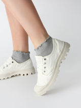 Sneakers Pampa Oxford Palladium Wit women 92351100-vue-porte