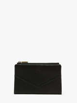 Portefeuille Vintage Leder Mila louise Zwart vintage 3760CX