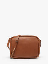 Cross Body Tas Leather Leder Biba Bruin leather BET8L