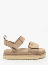 Sandalen Uit Leder Ugg Beige women 1136783