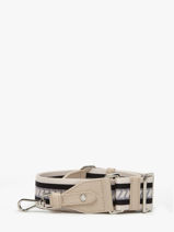 Schouderriem Signature Nathan baume Beige n strap 1-vue-porte