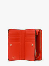 Portefeuille Met Rits Ninon Leder Lancel Oranje ninon A11123-vue-porte