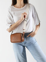 Cross Body Tas K Circle Leder Karl lagerfeld Bruin k circle A1W30024-vue-porte