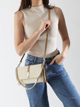 Cross Body Tas Th Heritage Gerecycleerd Polyester Tommy hilfiger Beige th heritage AW17622-vue-porte