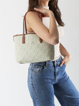 Schoudertas Th Monoplay Tommy hilfiger Groen th monoplay AW17415-vue-porte