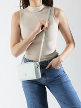 Cross Body Tas Minimal Mono Gerecycleerd Polyester Calvin klein jeans Groen minimal mono 4K3162G-vue-porte