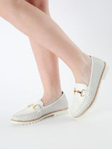 Mocassins Uit Leder Tamaris Wit women 44-vue-porte
