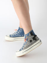 Sneakers Nan-ku couture Blauw women 4BA10C16-vue-porte