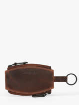 Portemonnee Met Sleutelhanger Leder Maverick Bruin the original MAVTO059