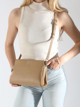 Cross Body Tas Th Legacy Gerecycleerd Polyester Tommy hilfiger Bruin th legacy AW17225-vue-porte