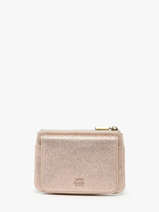 Portemonnee Leder Mila louise Roze vintage 3853X