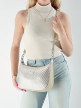 Cross Body Tas Moana Les tropeziennes Zilver moana TZ02-vue-porte