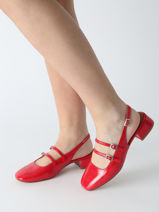 Ballerinas Met Hak Tamaris Rood women 44-vue-porte