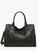 Schoudertas Glam Eyelet Basilic pepper Zwart glam eyelet BGLE31