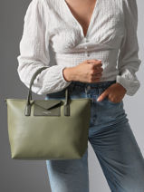 Handtassen Maya Double Kba Lancaster Blauw maya double kba 102-vue-porte