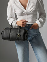 Handtassen Milano Ana Leder Lancaster Zwart milano ana 108-vue-porte