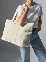 Schoudertas Jute Jute Hindbag Beige jute JU-vue-porte