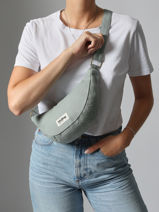 Cross Body Tas Andrea Katoen Hindbag Grijs best seller ANDREA-vue-porte