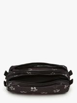 Pennenzak 2 Compartimenten Roxy Zwart back to school RJAA4392-vue-porte