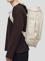 Reistas Voor Cabine Rugzak Backpack Kapten and son Beige backpack LISBONDU-vue-porte