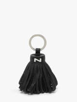 Sleutelhanger Dahlia Leder Nathan baume Zwart original n 100100N