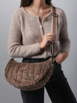 Cross Body Tas Quadri Le voyage en panier Bruin quadri AHP269-vue-porte