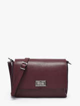 Cross Body Tas Caviar Leder Milano Rood caviar CA24061